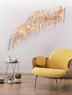 Crystal And Falling Branches Wall Light / Lixra