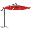 Contemporary Umbrella Shade Exclusive Solar Powered LED Light- Lixra