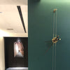 Modern Needle Design Copper Artistic Wall Clock - Lixra