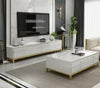 Modern Aesthetic Designed Light Luxury Wooden Coffee Table and TV Stand - Lixra