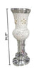 Glossy Finish Antique Style Mosaic Mirror Flower Vase - Lixra