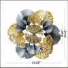  Home Elegance Flower Style Decorative Wall Clock - Lixra