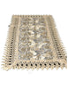 Cream Colored Floral Knitted Table Runner - Lixra