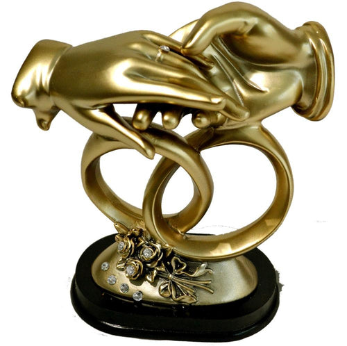 Gold Finish Holding Hand Miniature Home Décor / Lixra