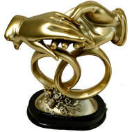 Gold Finish Holding Hand Home-Décor / Lixra