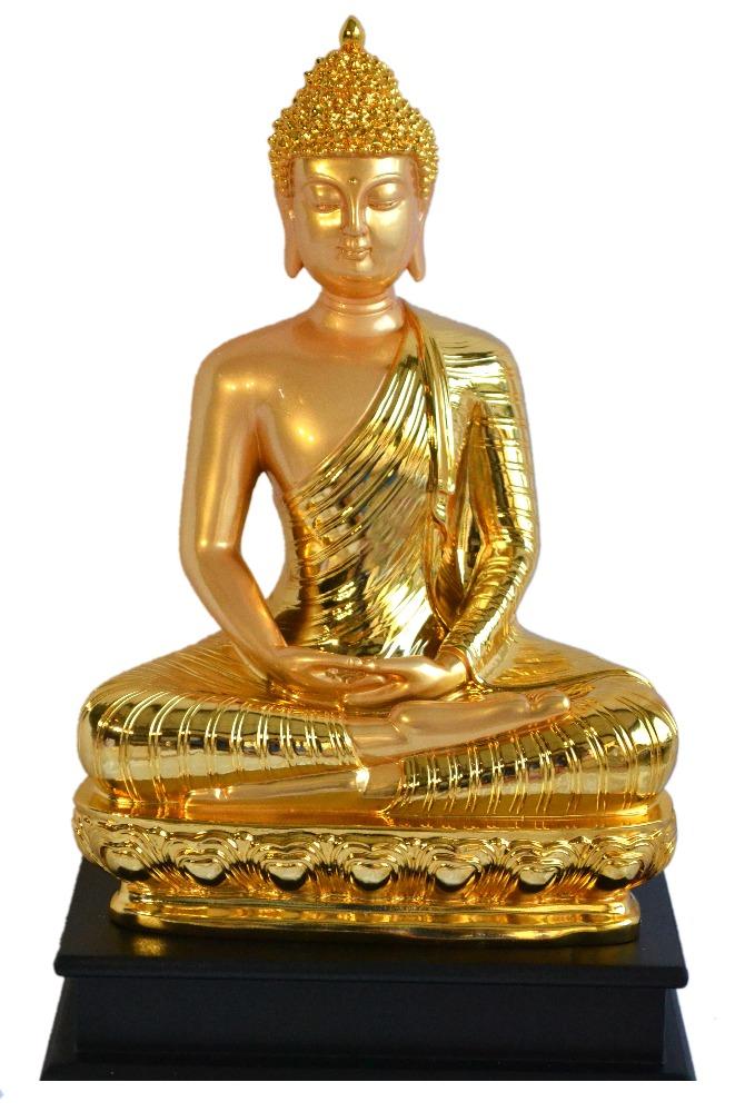 Gold Finish Peace & Harmony Statue / Lixra