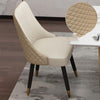 Splendid Look Light Luxury Wooden Finish Leather Dining Chairs - Lixra