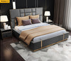 Modern Light Luxurious Exquisite and Spacious Leather Bed-Lixra