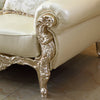 Antique Style Button Tufted Resplendent Leather Chaise Lounge - Lixra