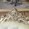 Antique Style Button Tufted Resplendent Leather Chaise Lounge - Lixra