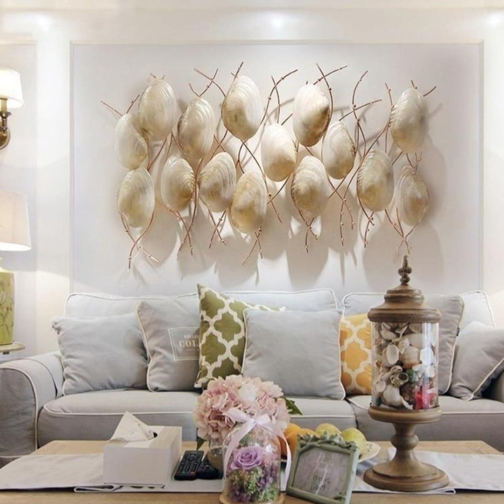 Shell For Wall Decorative Sea Shell Wall Hanging for Cozy Interiors - Lixra.com