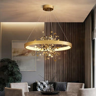 Exquisite Design Gold Finish Pendant Light / Lixra