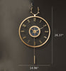 Light Luxurious Minimalist Design Metal Wall Clock - Lixra