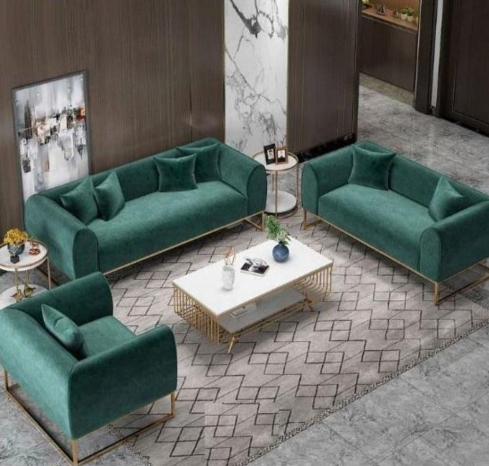 Commercial Urban Style Luxurious Velvet Sofa Set - Lixra