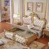Antique-Looking Luxurious Leather Bed - Lixra