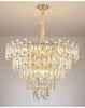 Flush Mount Modern Multilayer Round Pendant Chandelier/ Lixra