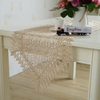 Beige Embroidered Floral Design Table Runner - Lixra