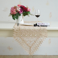 Beige Embroidered Table Runner / Lixra