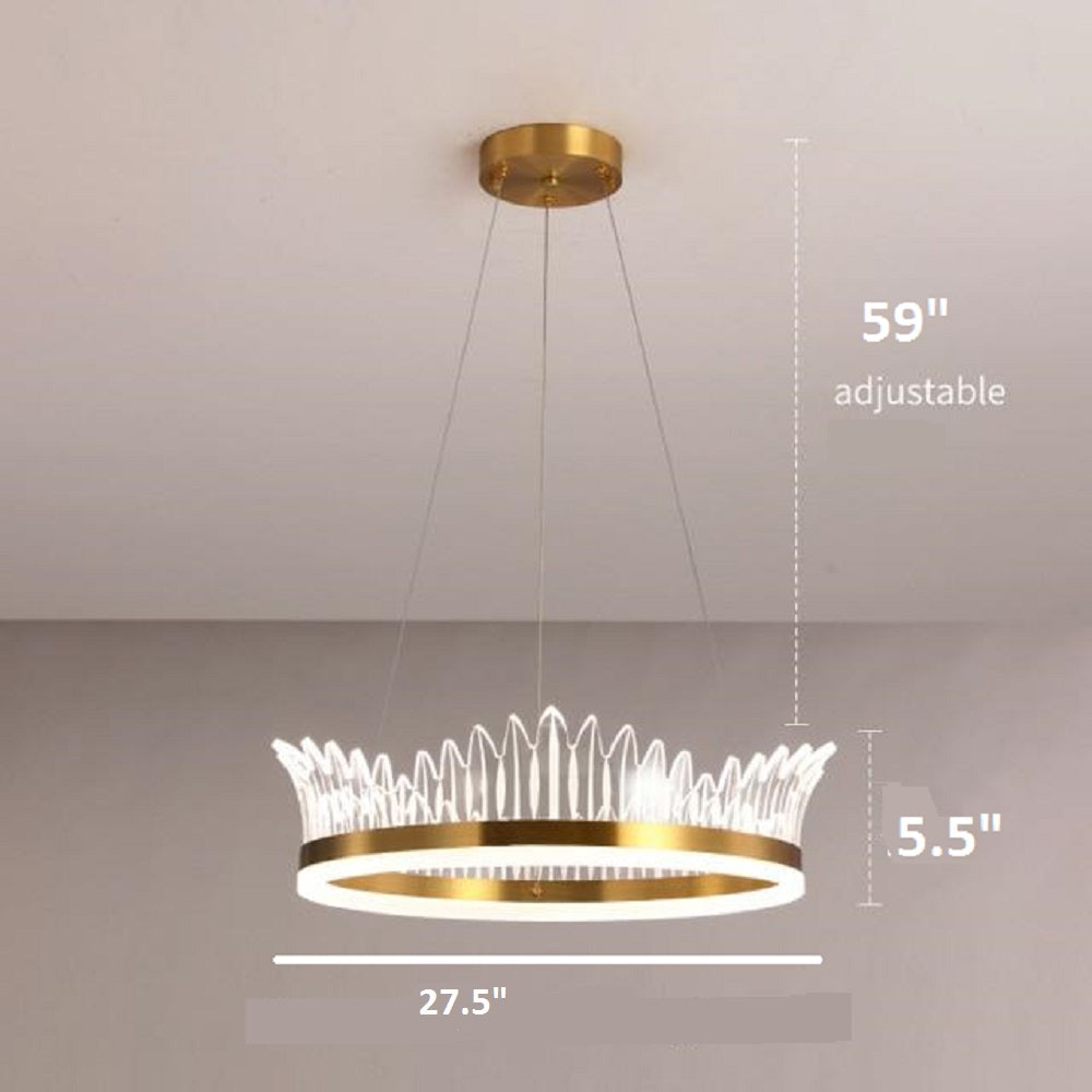 Modern Gold LED Pendent Lights