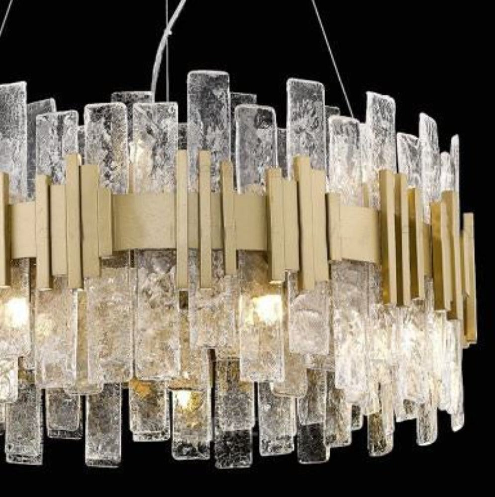 Splendid Luxury Designer Round Chandelier - Lixra.com
