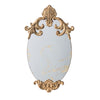 Antique Style Gold Finish Aesthetic Decorative Mirror-Lixra