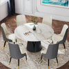 Gorgeous Sintered Stone Split Base Round Dining Table / Lixra