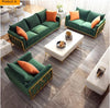 Opulent And Stylish Leather Living Room Sofa Set / Lixra