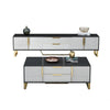 Contemporary Design Coffee Table And TV Stand Set /  Lixra
