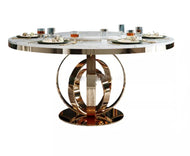 Modern Delectable Marble-top Dining Table / Lixra