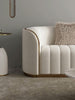 Modern Designed Fine Finish 1 + 3 Seater Fabric Sofa - Lixra