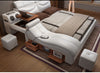 Magnificent Smart Versatile Comfy Leather Bed-Lixra