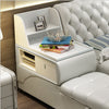 Button-Tufted Design Exquisite Leather Bed / Lixra