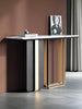 Ingenious Design Panoply Marble-Top Accent Table / Lixra