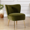 Solid Color Staggering Velvet Fabric Accent Chairs - Lixra