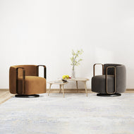 Modern Luxurious Idiosyncratic Fabric Accent Chair / Lixra