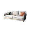 Elegant Designed Curvy Back Support Luxurious Leather Sofa Set - Lixra