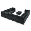 Modular Elegant Sectional Sofa With An Ottoman / Lixra