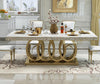 Bodacious Luxury Design Marble-Top Dining Table Set - Lixra