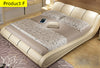 Resplendent Style Innovative Comfy Leather Bed / Lixra