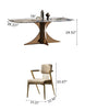 Luxurious Design Splendiferous Marble-Top Dining Table Set / Lixra