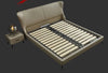 Contemporary Design Squashy Leather Double Bed-Lixra