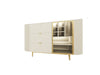 Magnificent Marble Top Sideboard Cabinet With Drawers And Cupboard - Lixra