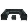 Modular Elegant Sectional Sofa With An Ottoman / Lixra