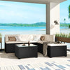 Modern Endearing Wooden Outdoor Sectional Sofa - Lixra