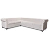 6 Seater L-shaped Chesterfield Endearing Sectional Sofa - Lixra