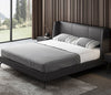 Luxurious Elementary Design Comfy Leather Bed / Lixra