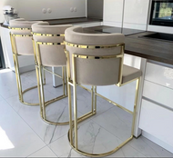 Innovative Design Smooth Velvet Raised Bar Stool / Lixra