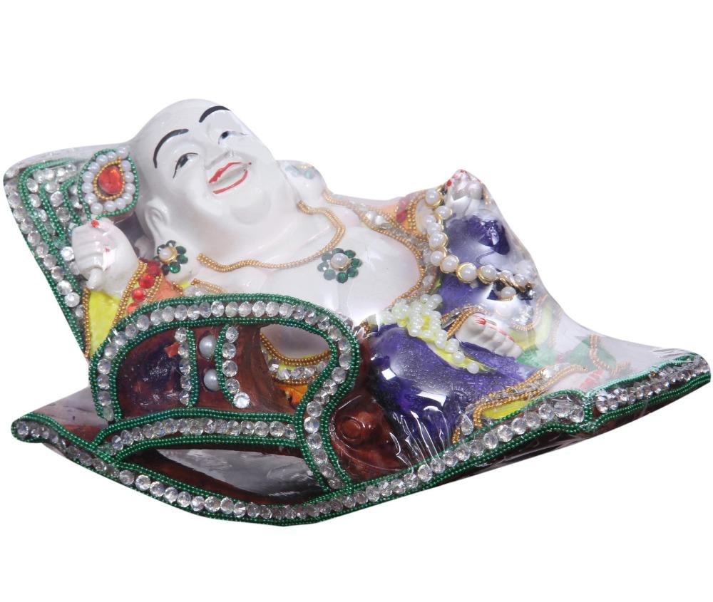 Hand-Carved Colorful Porcelain Lucky Showpiece / Lixra