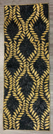 Black & Gold Glass Beads Table Runner / Lixra