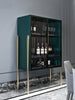 Stylish Drinks Cabinet With Glass Door / Lixra